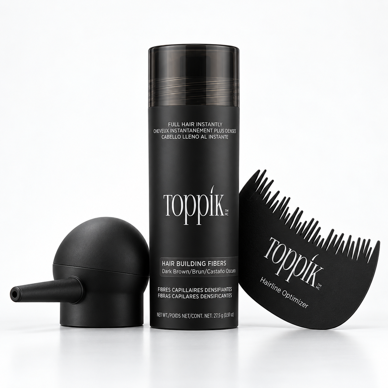 Pack Toppik 27,5 g avec applicateur et brosse